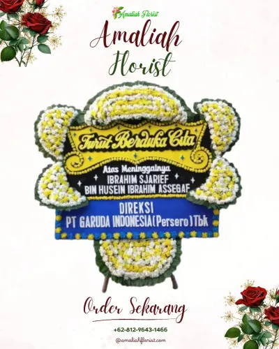 Papan Bunga Duka di Sragi