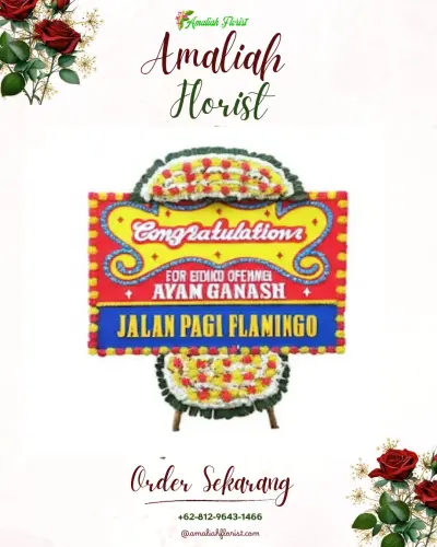 Bunga Papan Congratulation di Sragi